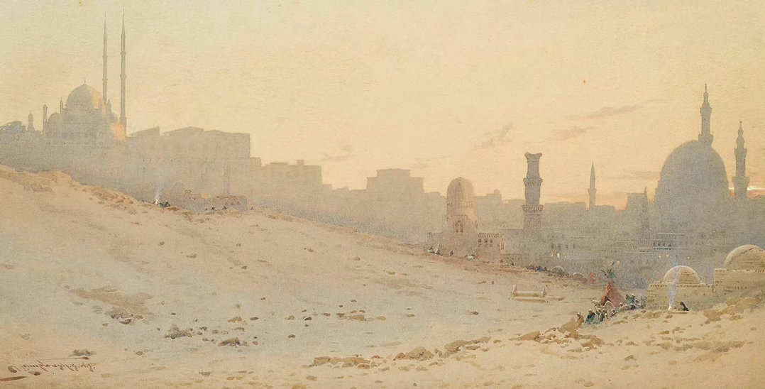 留出空间，就有了氛围感🎨/英国水彩画家艺术家Augustus Osborne 
