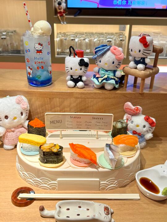 大连首家❗️可爱鼠的旋转寿司🍣太新啦~