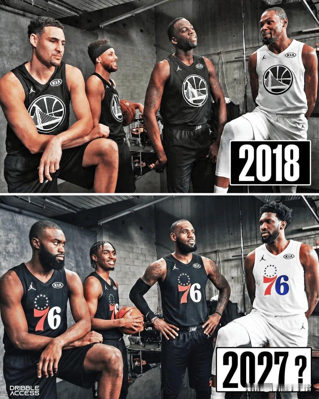 2018年NBA全明星，金州勇士队有四位球员入选，如今八年过去了，还未有球队能同