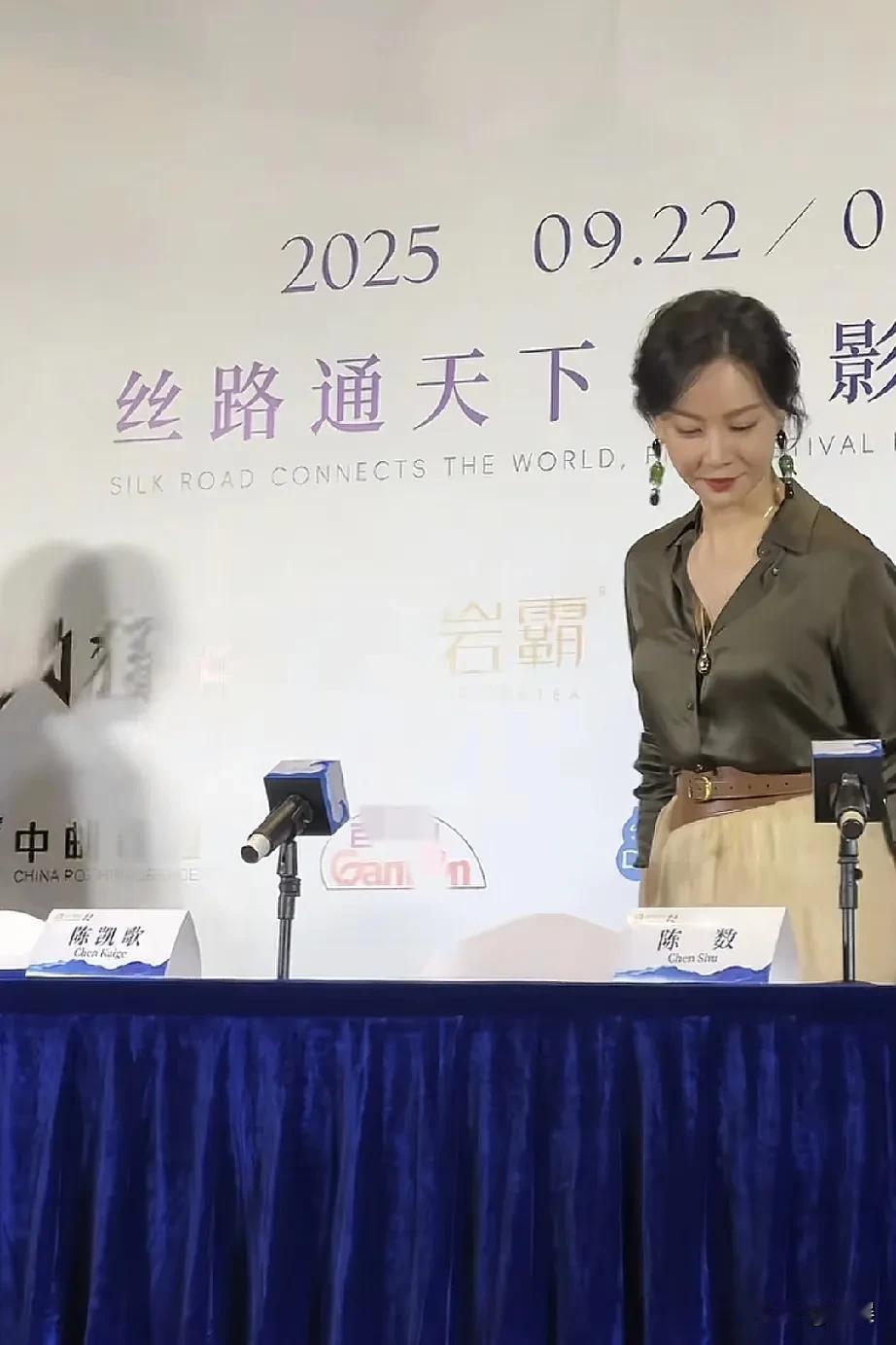 影后陈数亮相
