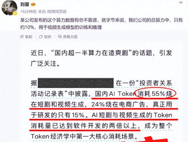 国内一半算力在造“爽剧”？豆包高管：数据不靠谱，字节只有10%