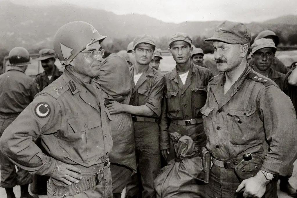 朝鲜战争中的土耳其士兵