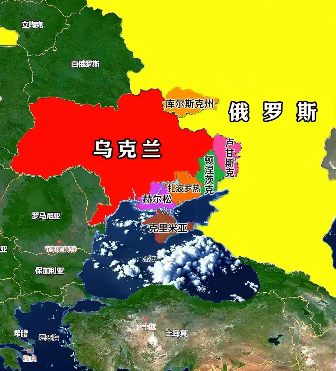 俄罗斯如愿以偿得到地中海，如果就按现在占有土地签署停战协定，俄罗斯至少是愿意的，