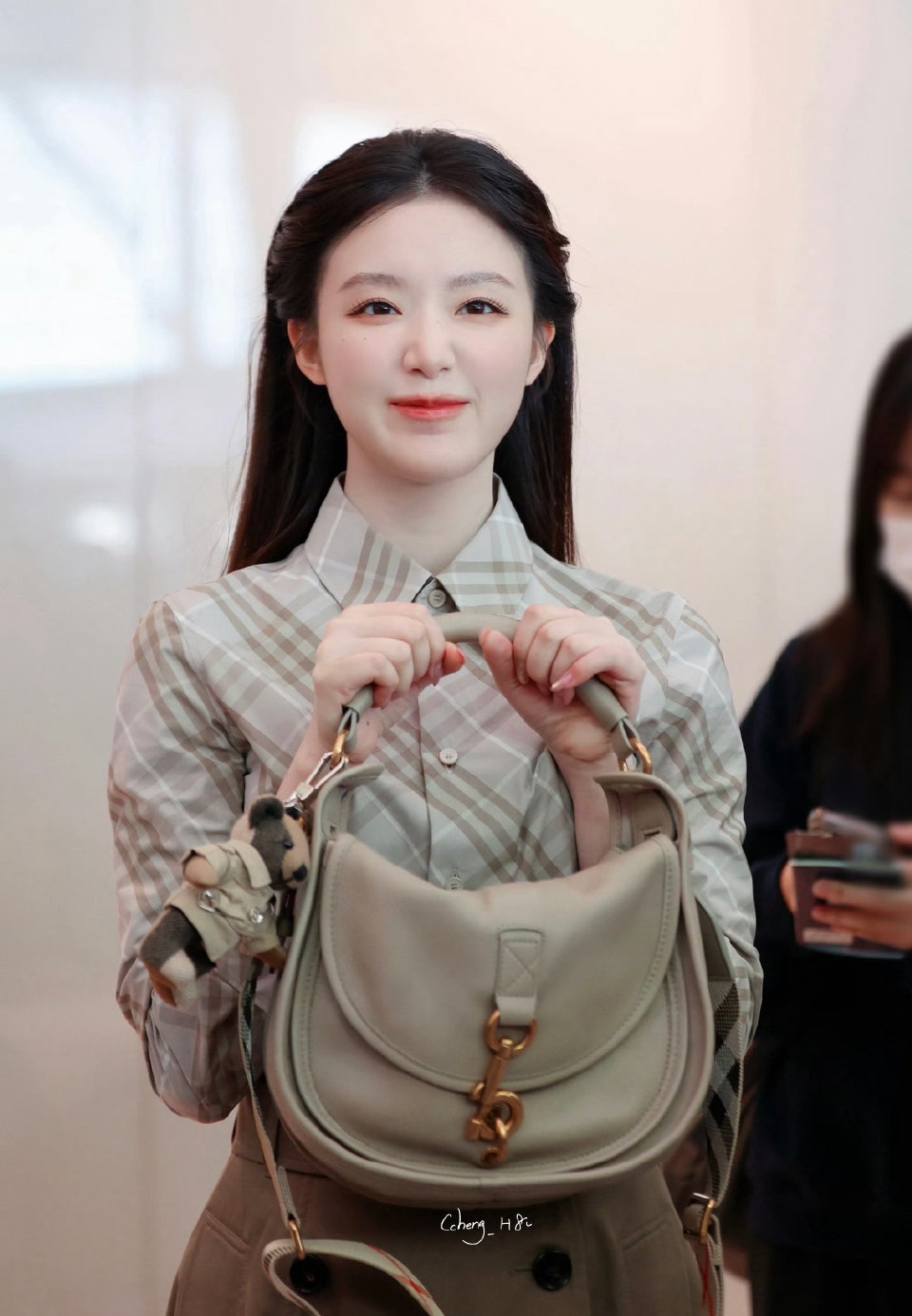 叶舒华出发伦敦时装周路透图，我那个出国留洋的白月光 ​​​