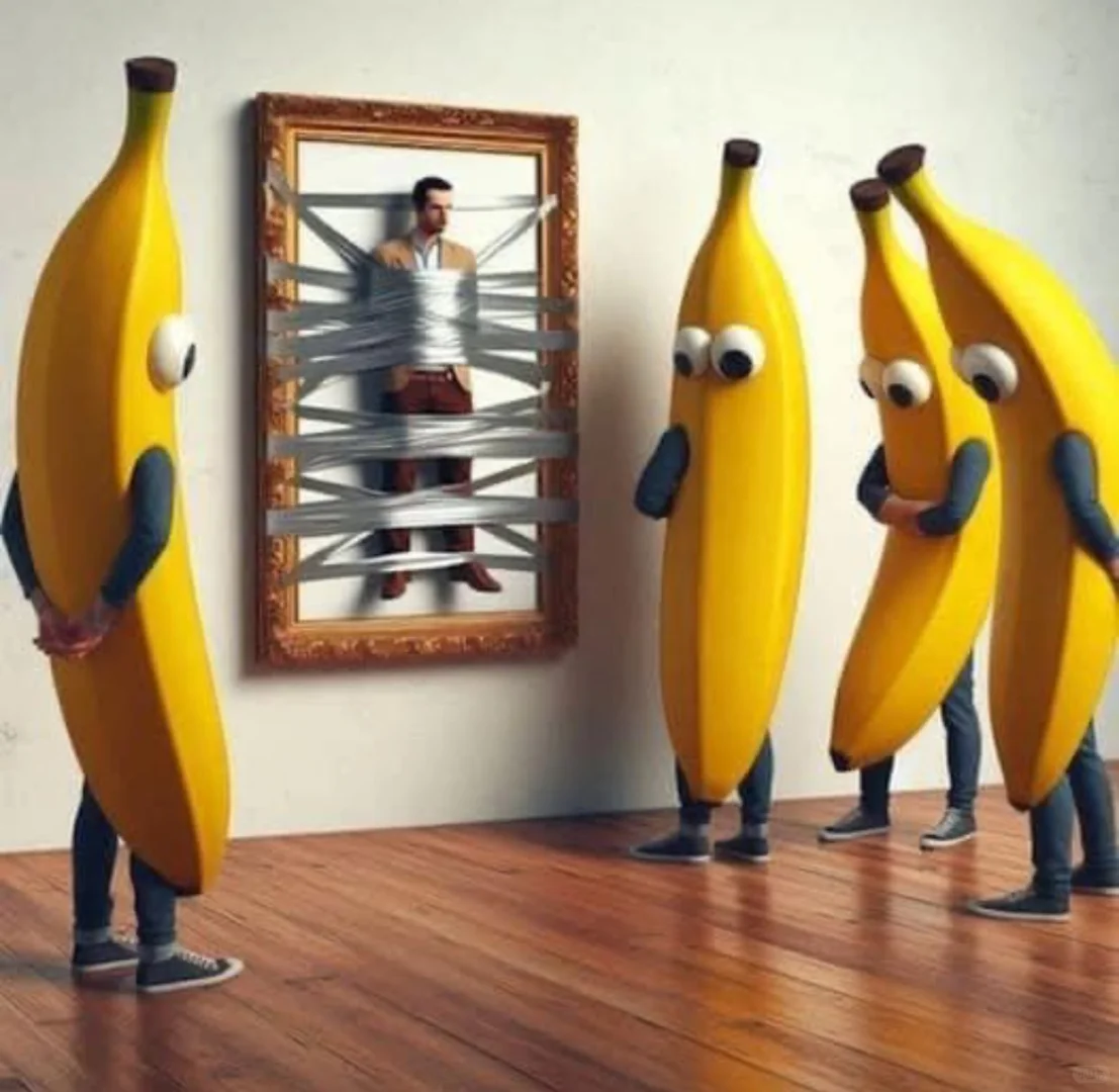 把这个艺术家🧑‍🎨贴墙上，这才是行为艺术🎭