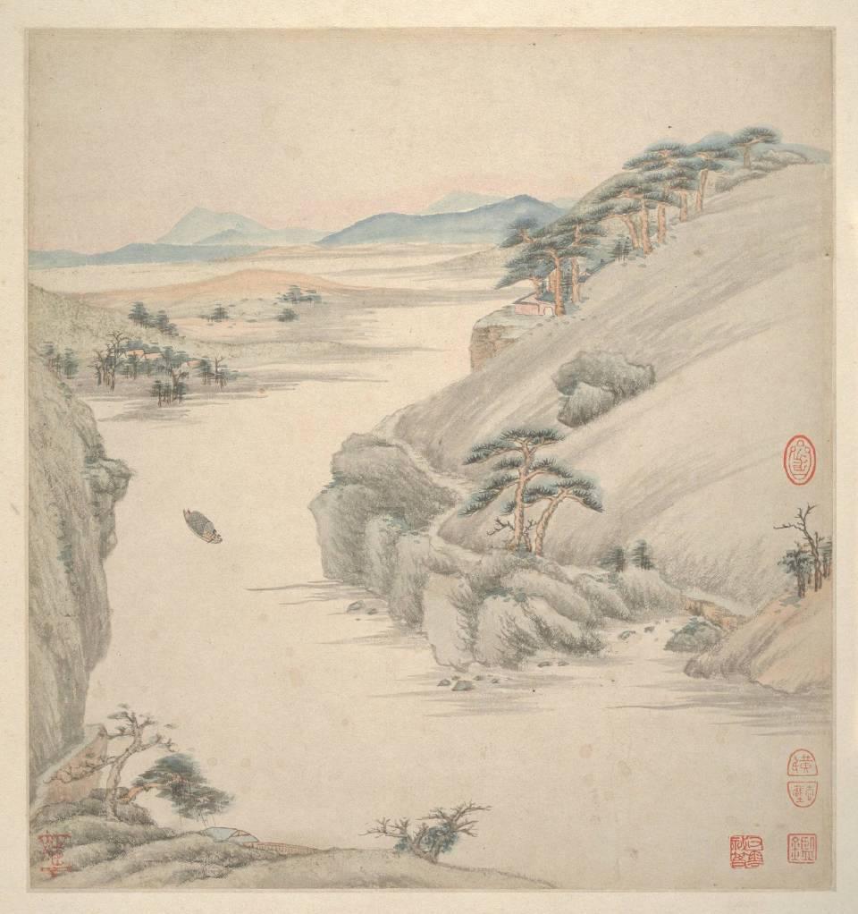 【清代青绿第一！王鉴晚年封神之作——《湘碧居士仿古册》】

常熟博物馆镇馆之宝之