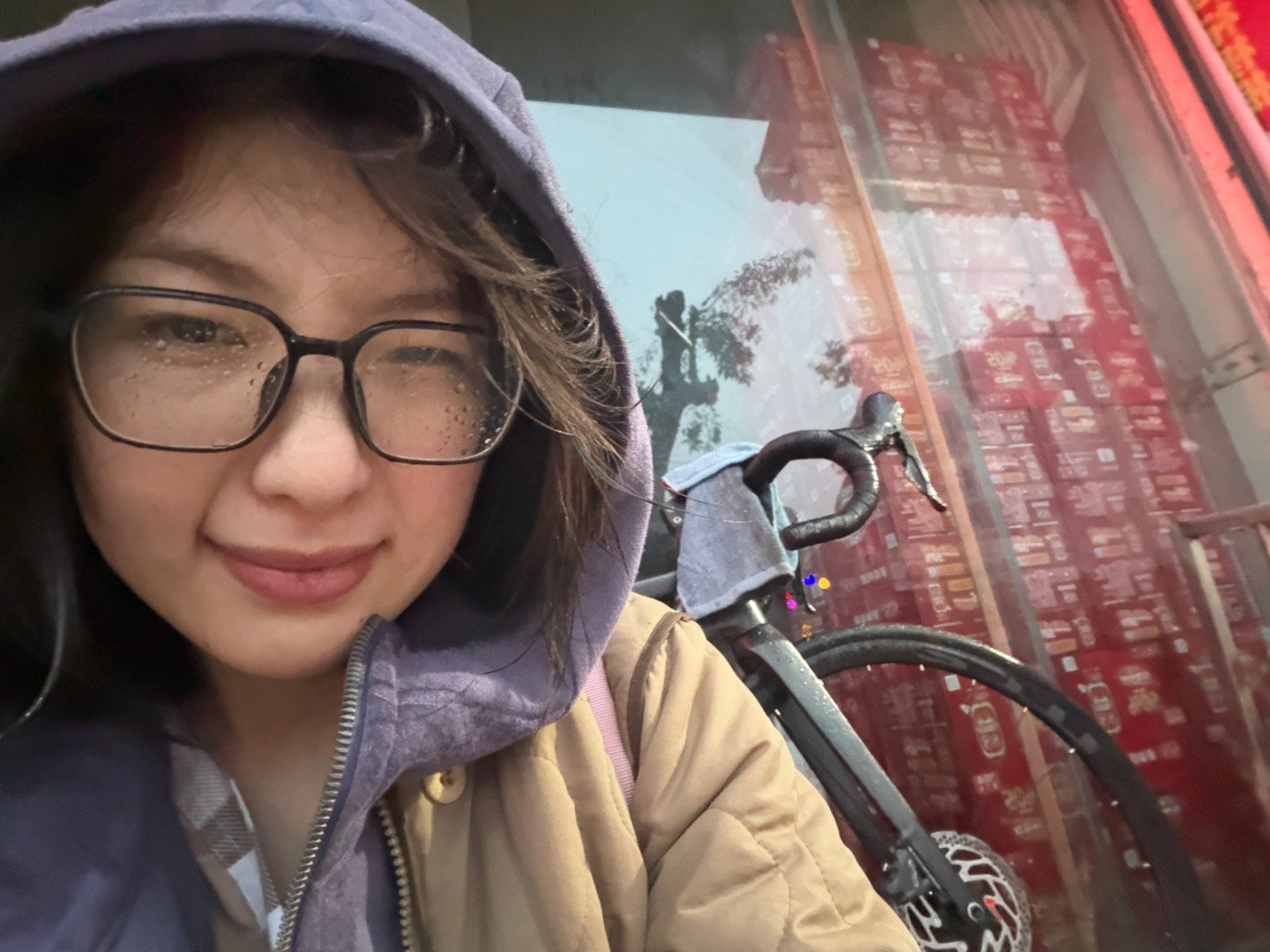 不行了 还差18公里到家 又下雨了  为何这样对我 