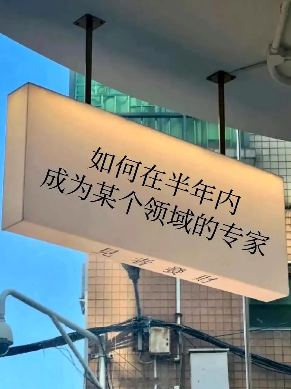 领导说，这样做很快能成为半个专家