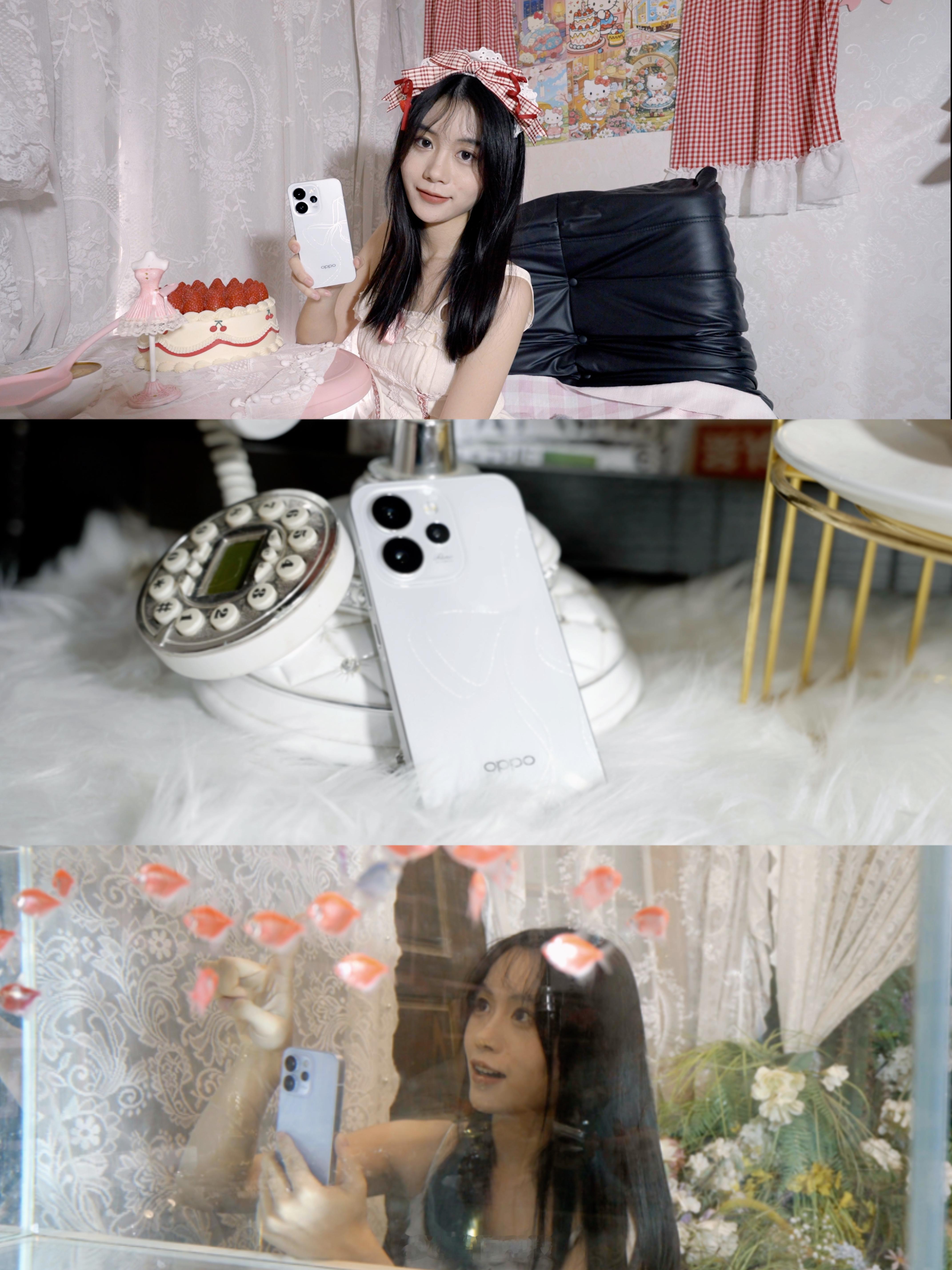 OPPO Reno15标准版三色「星光蝴蝶结」「极光蓝」「可露丽棕」大家最喜欢哪