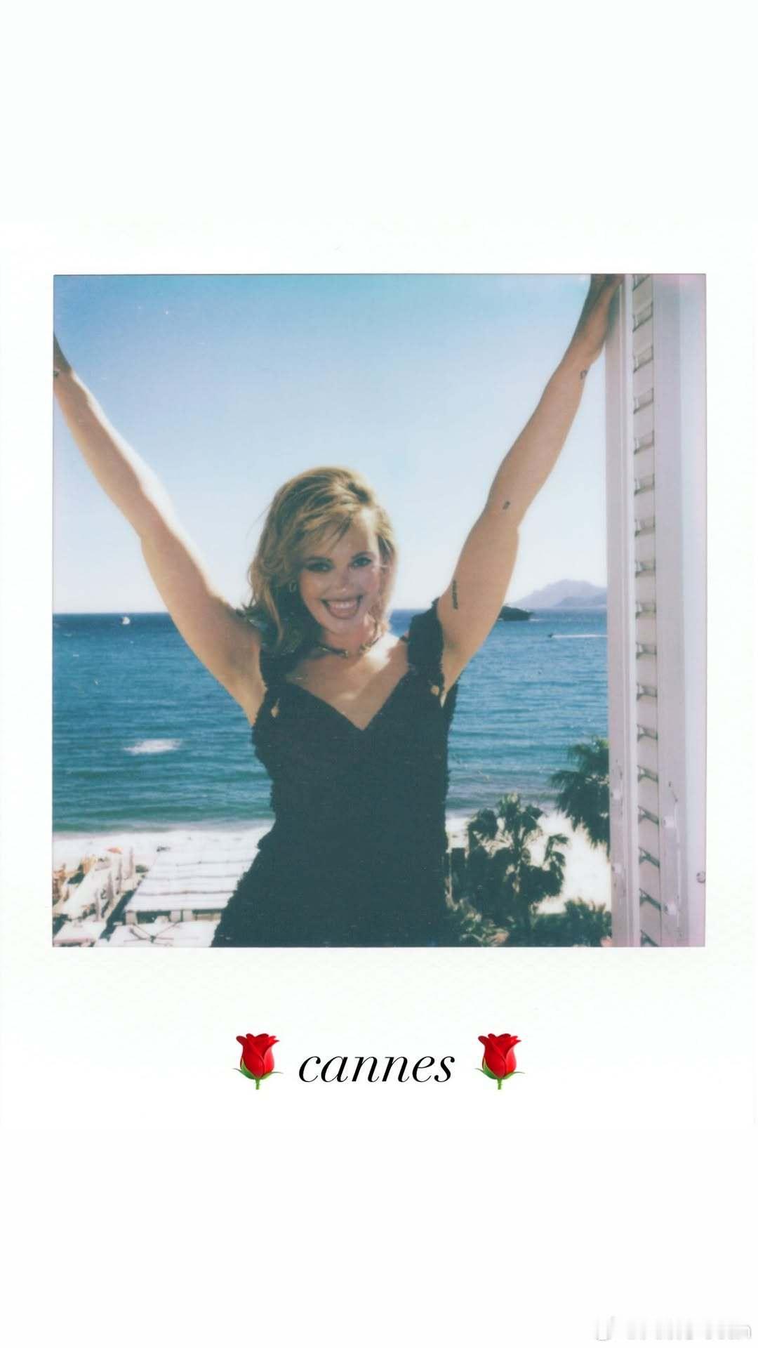 Frida gustavsson弗丽达古斯塔夫松分享出席戛纳电影节活动的私照，美