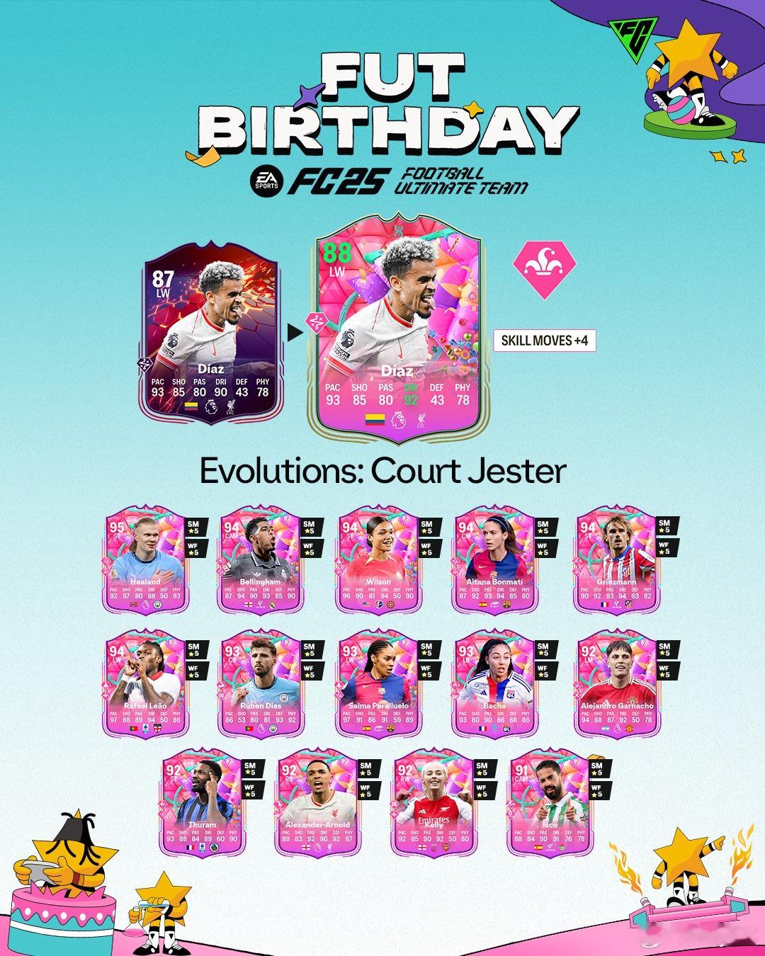 免费进化： 球场弄臣 现已上线。FC25 ​​​