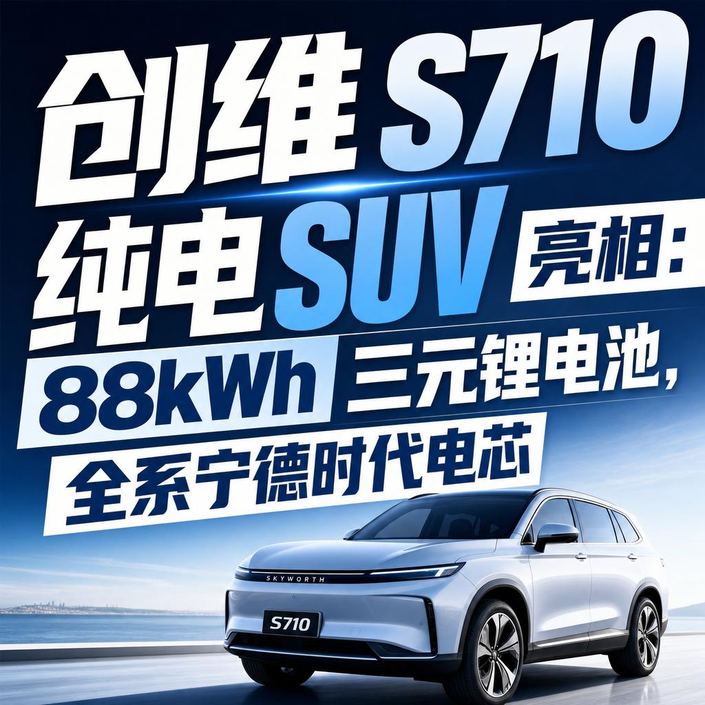 创维S710：长续航补能+舒适调校 聚焦家用核心需求
创维S710来了，主打“大
