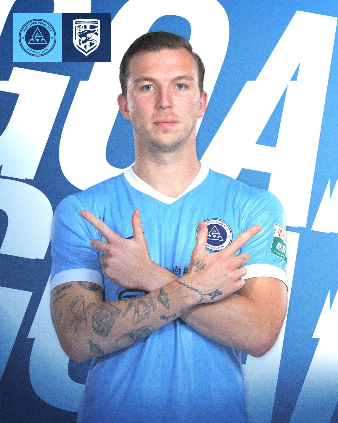 第90+7分钟，卡尔采夫断球后长驱直入，禁区内冷静抽射破门，深圳新鹏城锁定胜局深