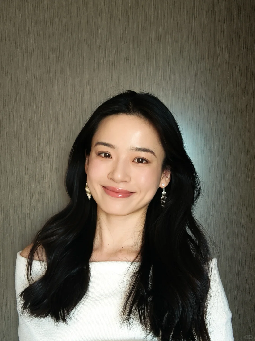 方圆脸淡雅大方周正之美