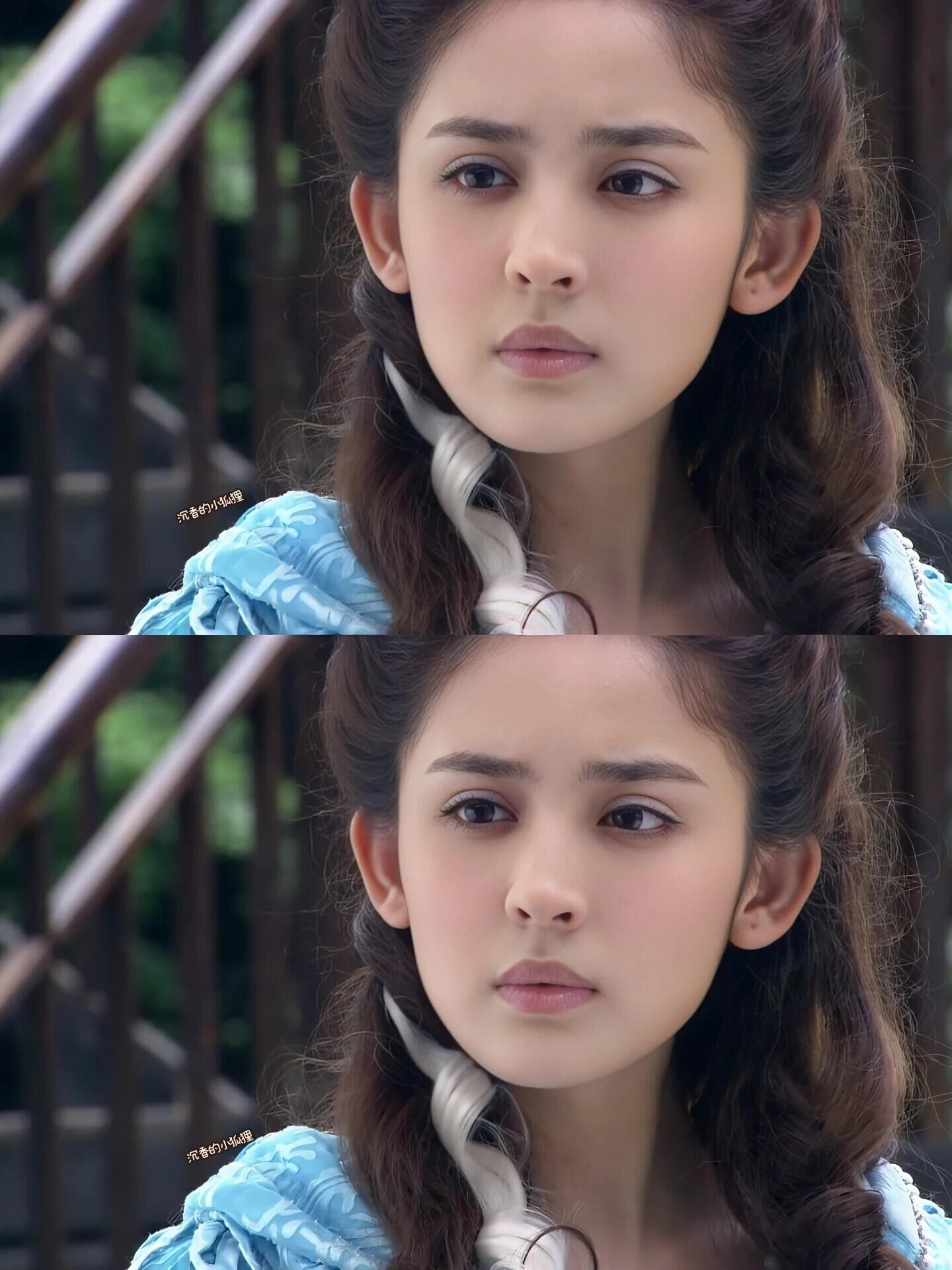 娜扎不愧是能演女娲后人的一张脸娜扎骨相完美适配古今，现代黑缎高颅顶清冷贵气，古装