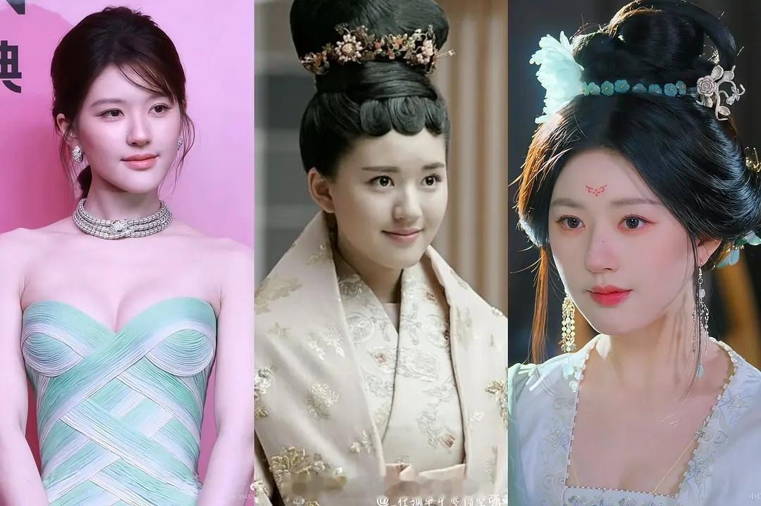 现在看当年赵露思凤囚凰时期的妆造真的是很雷人了吧，原来不止关晓彤的缝纫机雷人，这