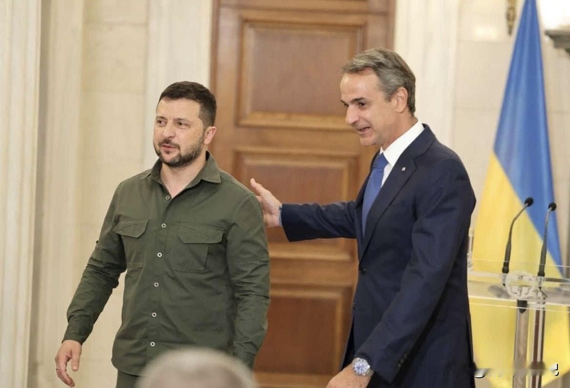 乌克兰总统泽连斯基与希腊总理米佐塔基斯共同宣布，两国已达成一项长期能源合作协议。