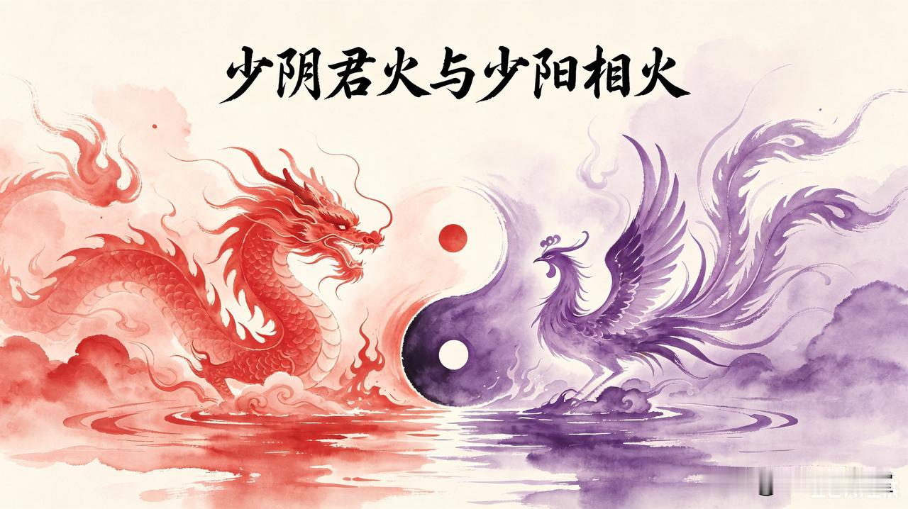 少阴君火与少阳相火释义
 
天地六气流转，化生万物，人身秉天地气机，藏三阴三阳，