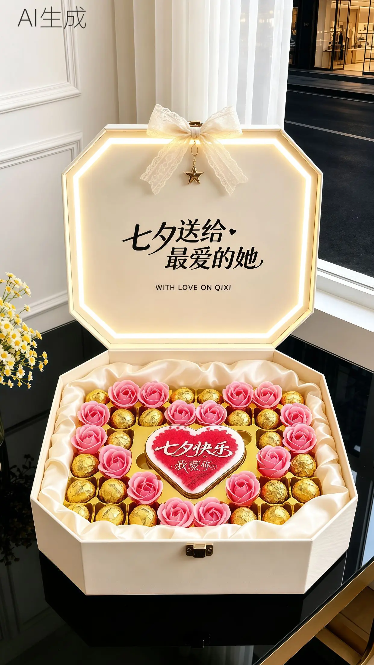 用心准备的礼物才是惊喜 满满的仪式感满满的幸福感 充满幸福感的礼物 七夕礼物