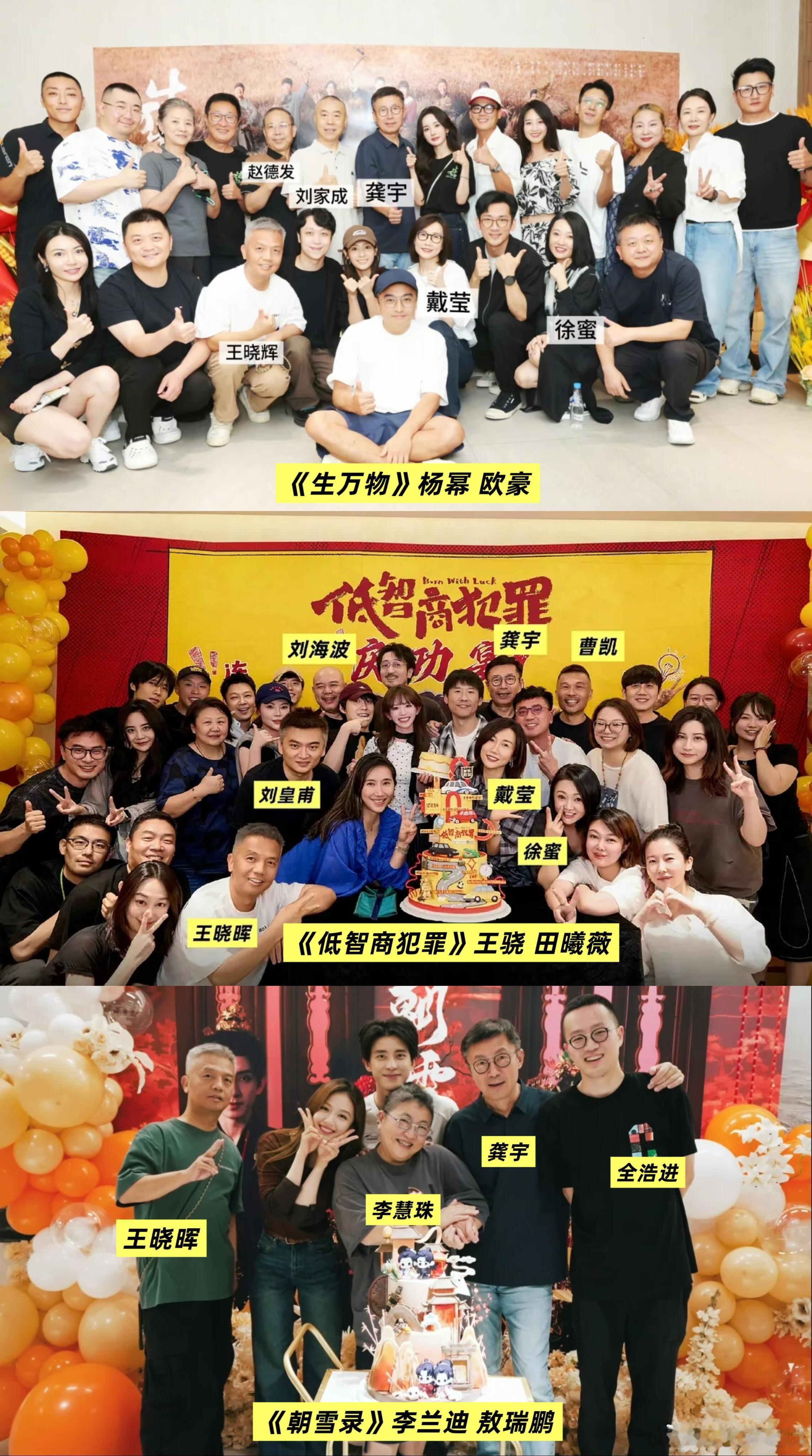 爱奇艺近两年开过的庆功宴/答谢宴，只有9部，含金量好高！分别是《生万物》《低智商