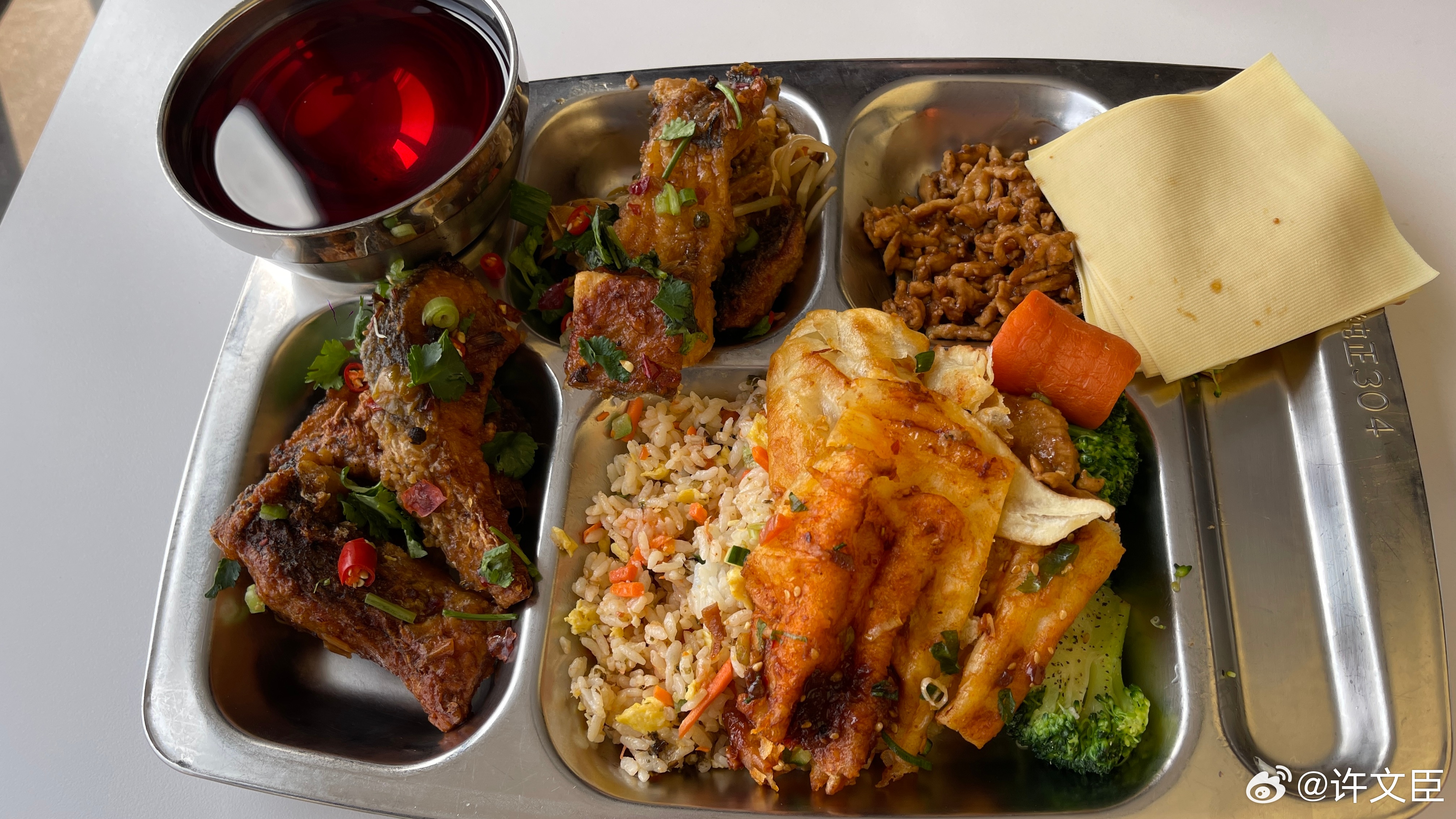 每日一餐分享又跳水了，多吃点，多吃点许文臣