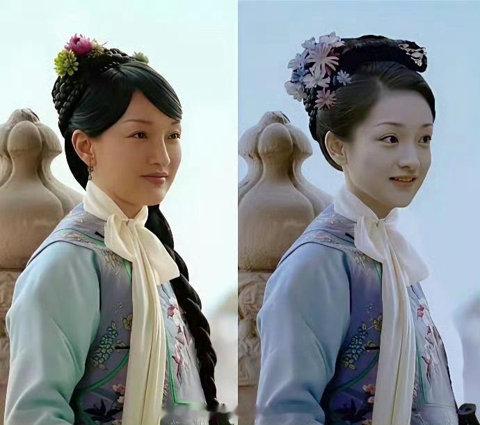 这个修图师月薪应该过万了吧。如果换作年轻时候的周迅来演如懿传，大概也是这个样子，