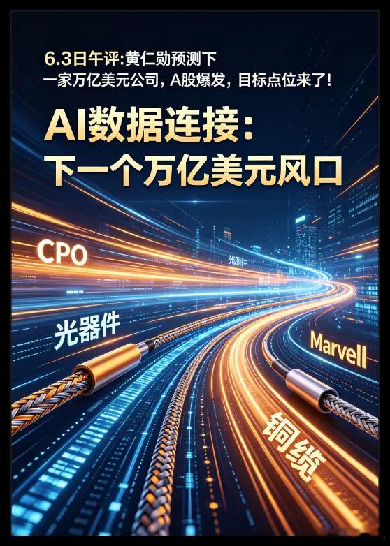6.3日午评:黄仁勋预测下一家万亿美元公司，A股爆发，目标点位来了！      