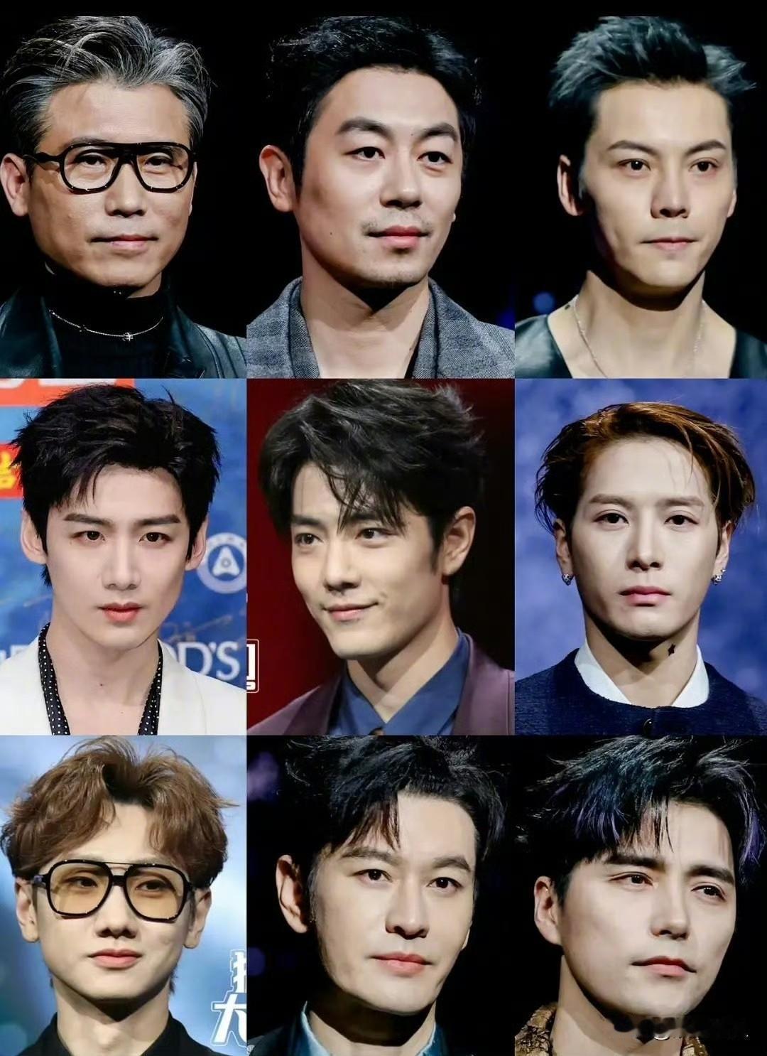 微博之夜男星红毯怼脸生图合集来了！我真怀疑自己脸盲了，图二图三的男星长得也太像了