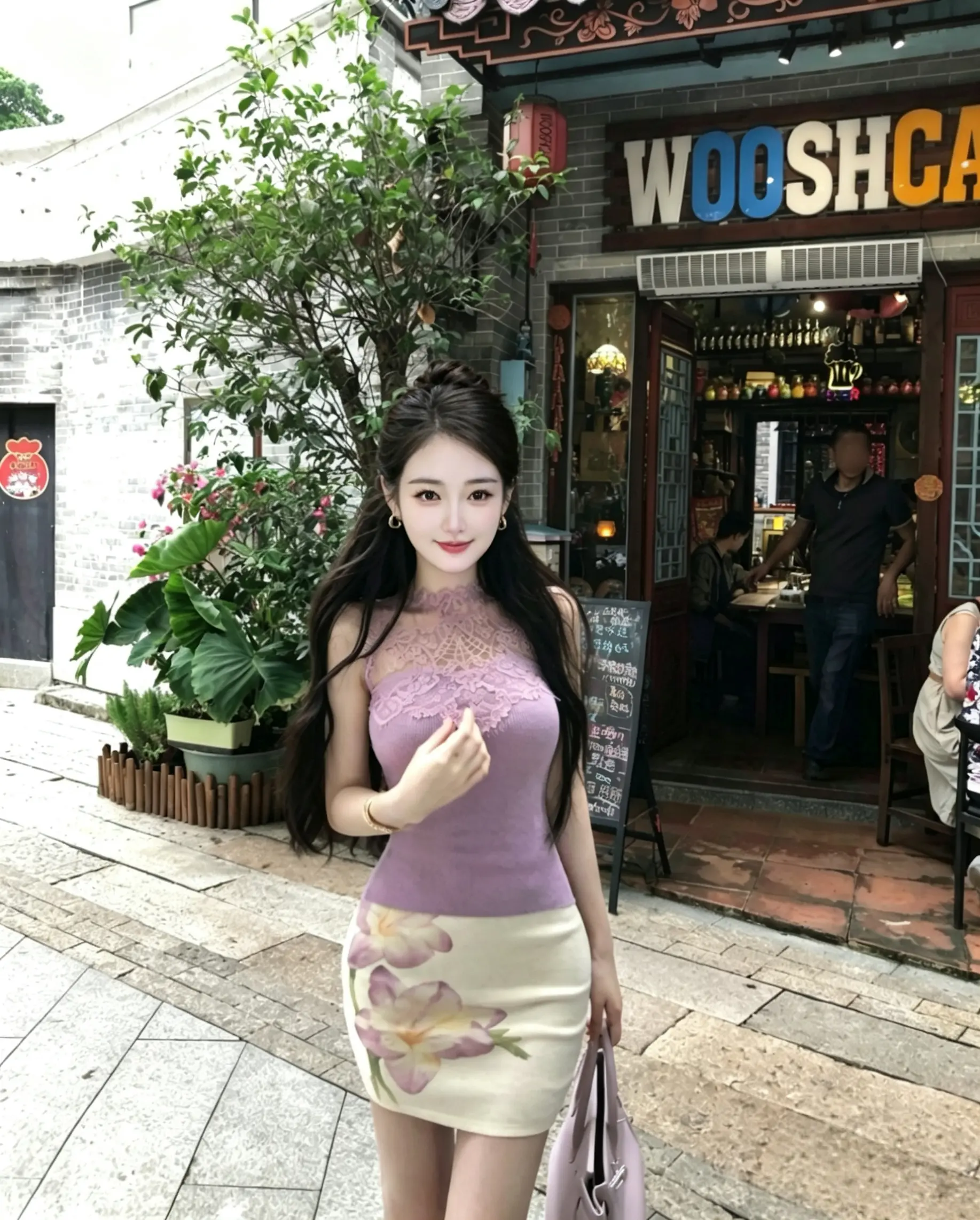 秀身材穿搭 辣妹穿搭 紫色穿搭太有韵味了 视频同款