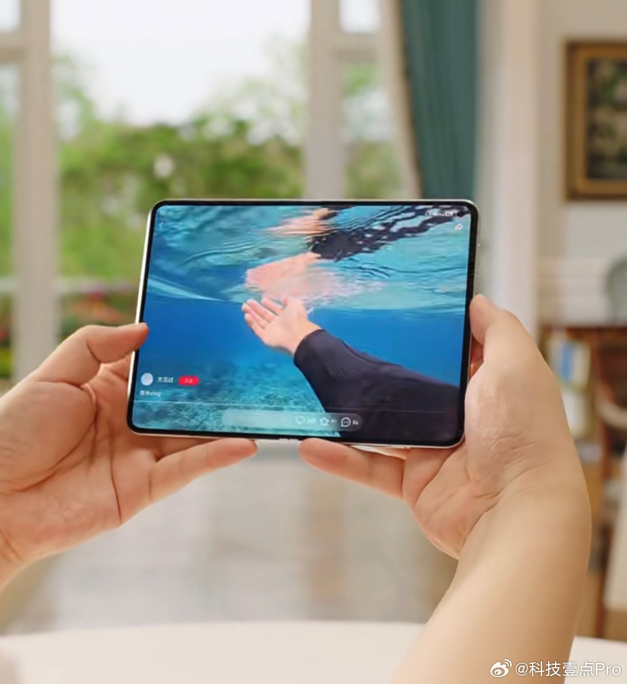 余承东在小红书官宣华为Pura X Max了这是余总在小红书的第一条动态，你别说