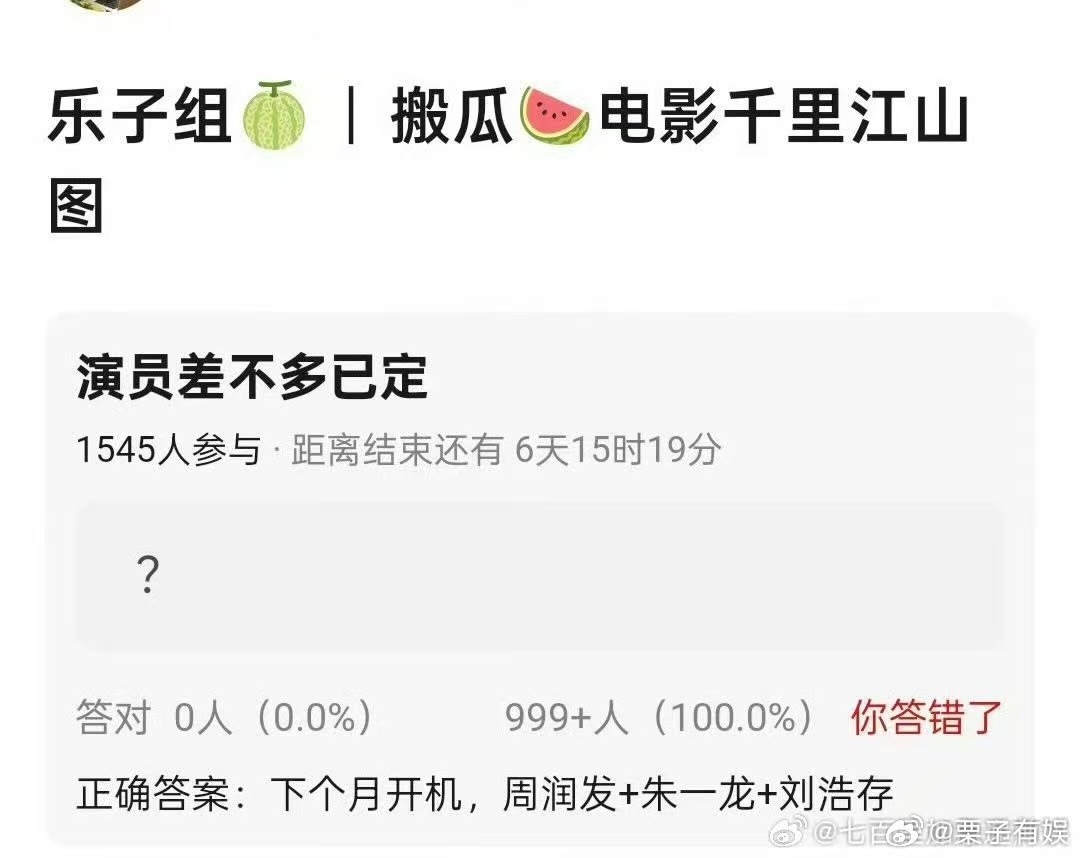 网传电影千里江山图阵容周润发朱一龙刘浩存千里江山图网传电影千里江山图主演阵容，期