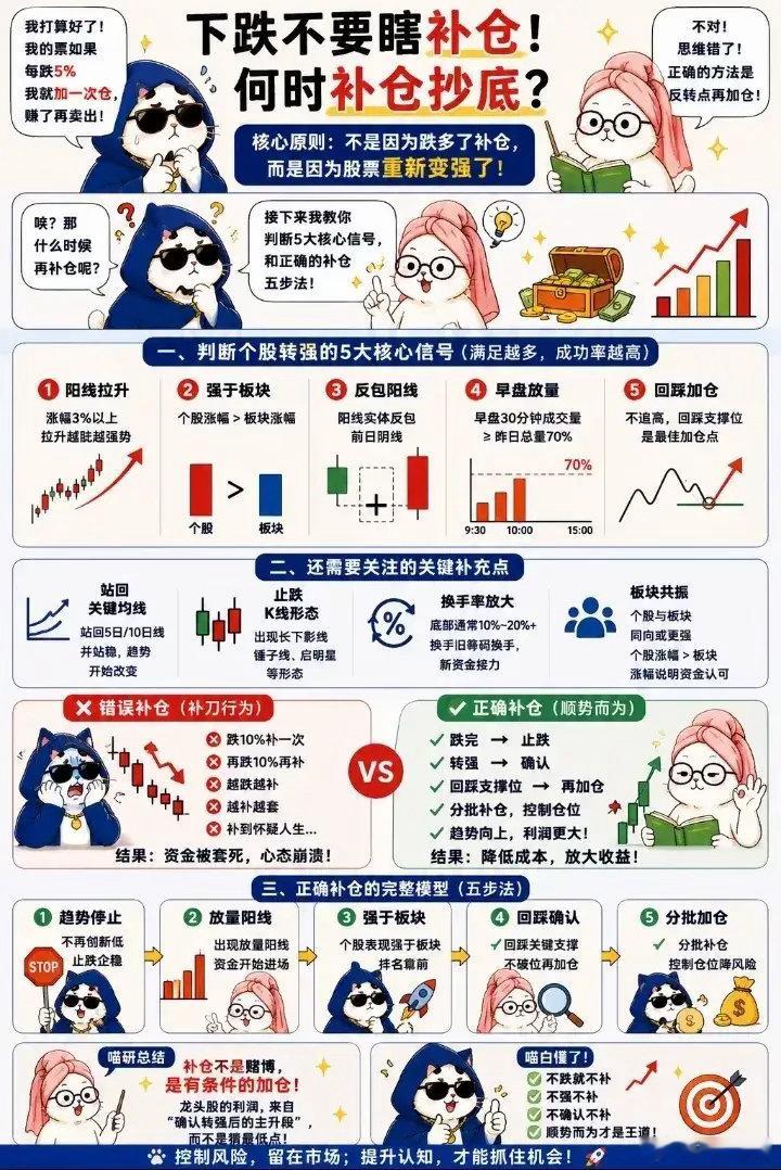 何时补仓抄底？ 
