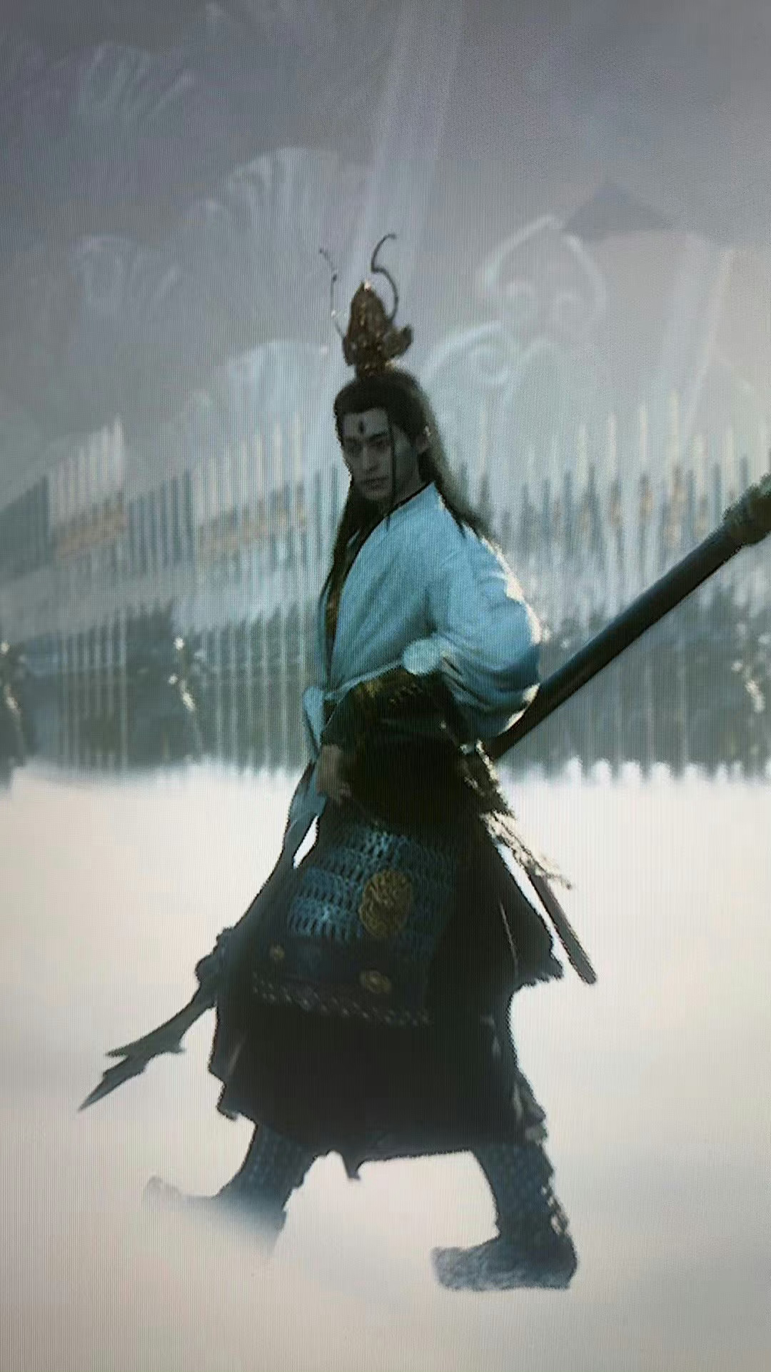 #二郎神 张翰#网友是会搞事的，发现黑悟空中二郎神竟然和张翰有些神似，张翰：这泼