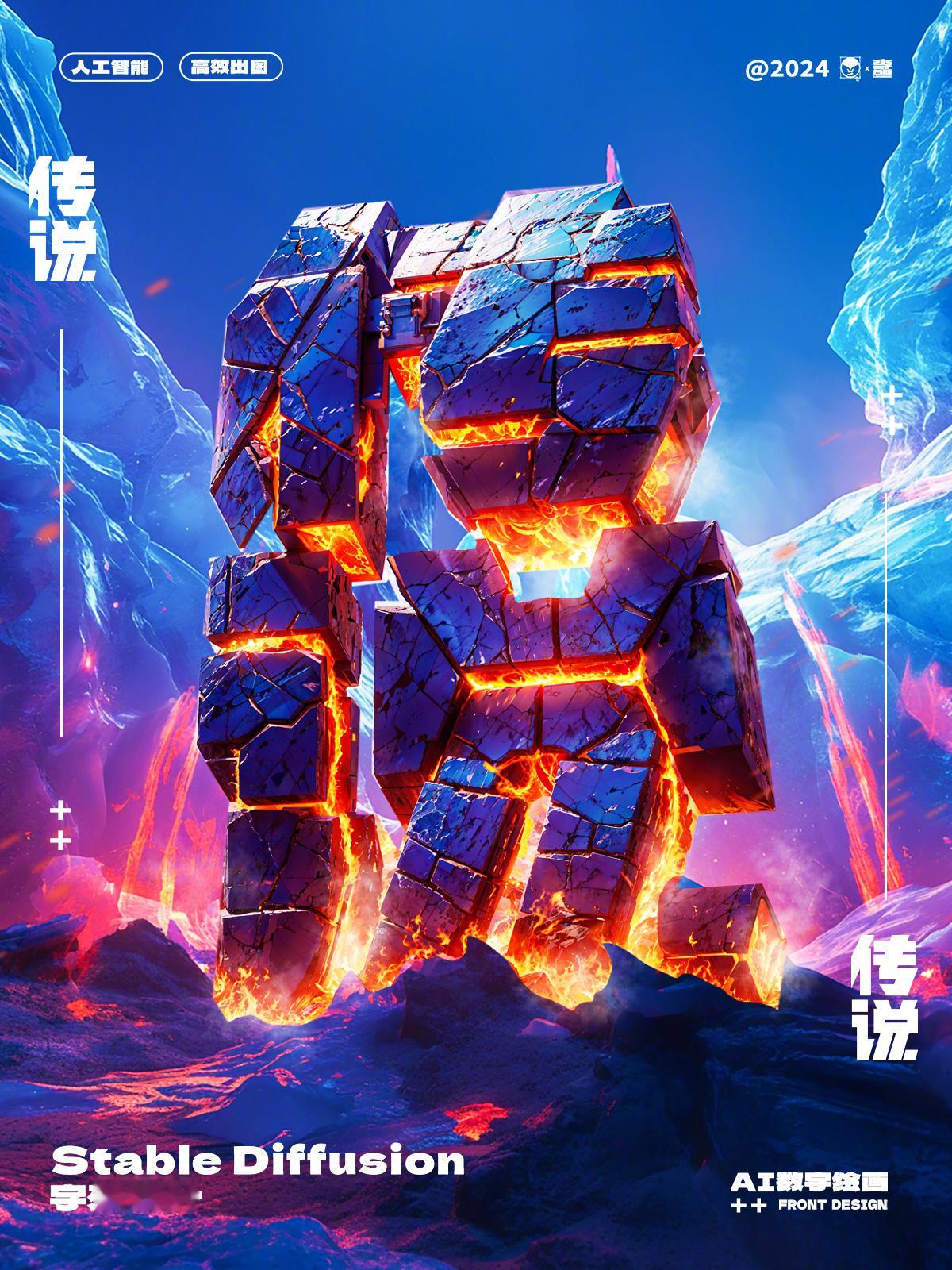 [憧憬] 8 步轻松打造字体视觉设计借助Stable Diffusion和Mid