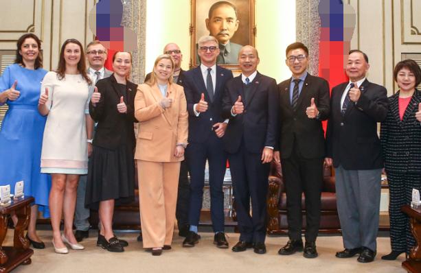 韩国瑜会见爱沙尼亚国会窜访台，称感谢支持台湾参与联合国体系

据台媒《中时新闻网
