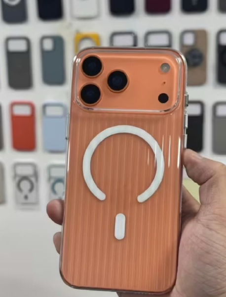 橙色版iPhone17Pro机模 太饱和了。但凡浅一点点的橙色还可以Pro系列的