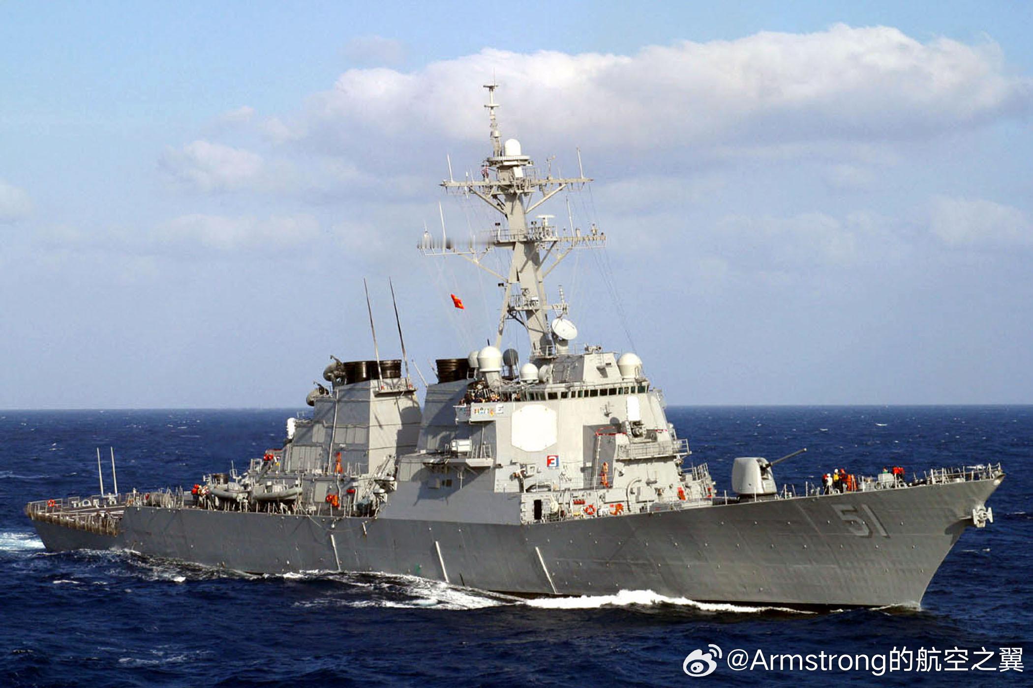 全球武器装备盘点 美国海军首艘阿利·伯克级宙斯盾驱逐舰“阿利·伯克”号（DDG-