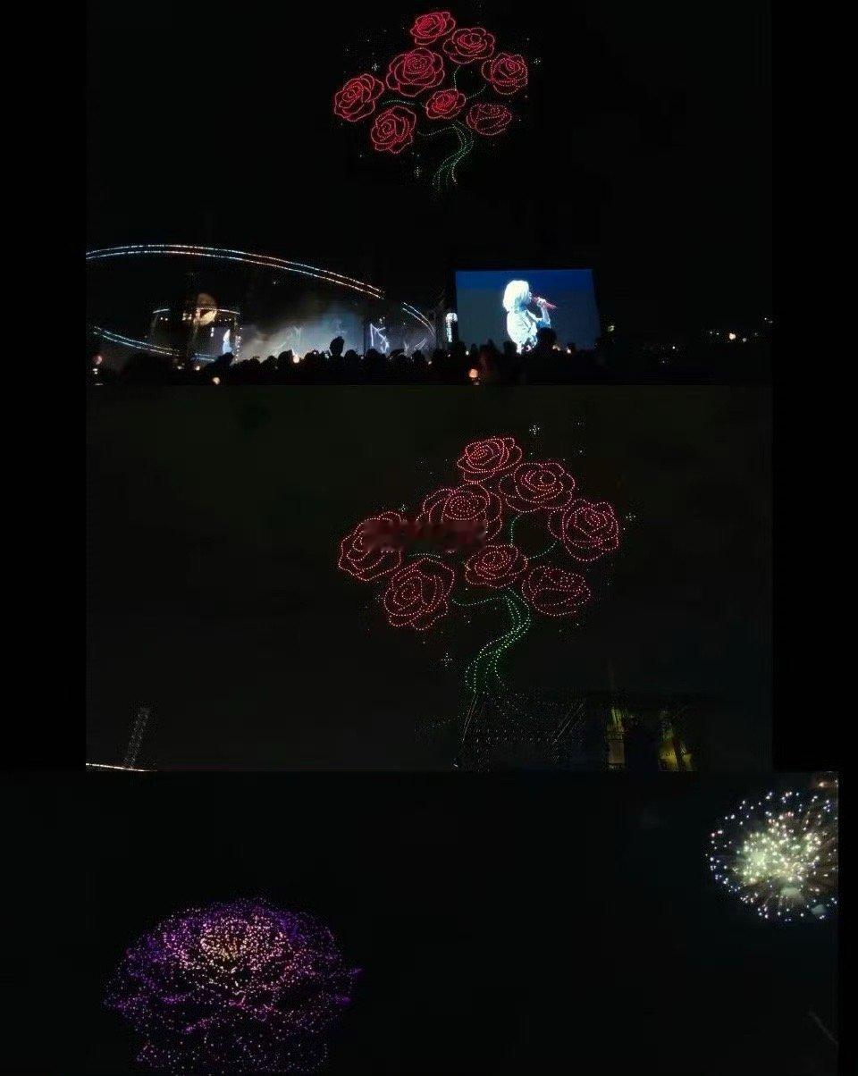 华晨宇老派爱人 当烟花在夜空中拼出歌迷的名字，当无人机阵列化作跳动的心电图，华晨