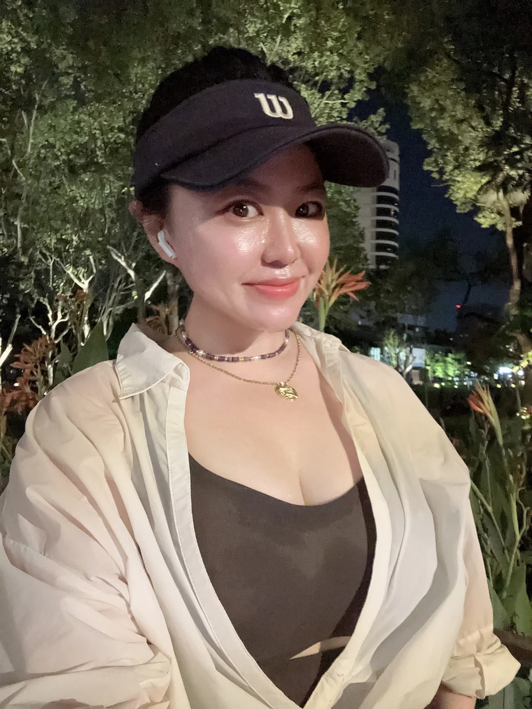 回沪第1个5K跑晚了，但可以跟十六的月亮同框