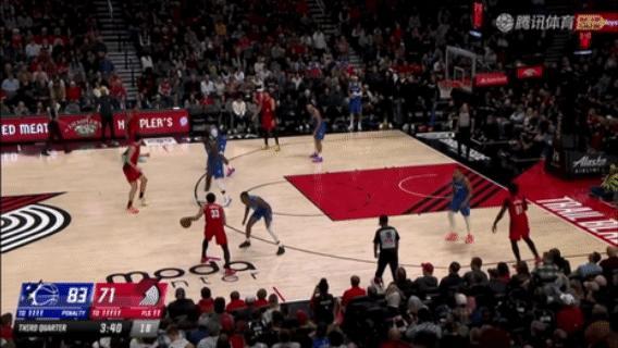 还是犯规控制问题，这个掩护，没有理由要推对手一下魔术vs开拓者