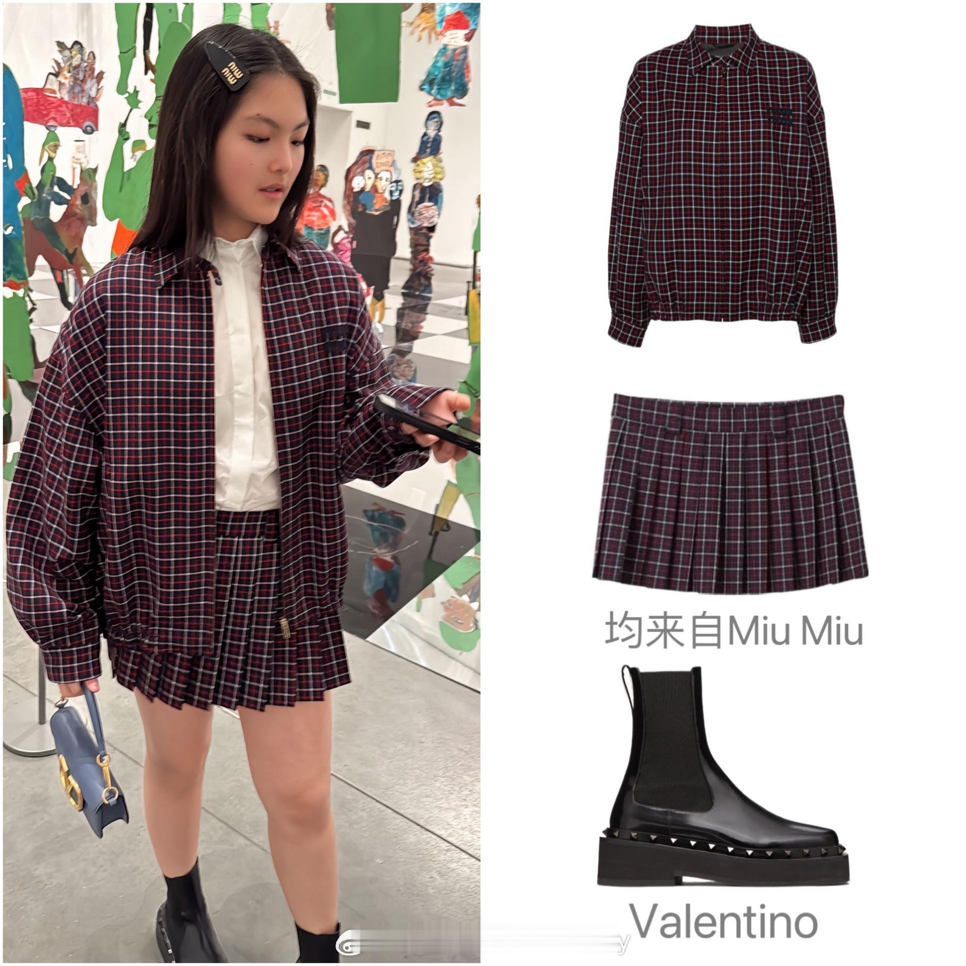 王诗龄今日看展私服解析三则，奢华高贵小公主气息扑面而来～ ​​​