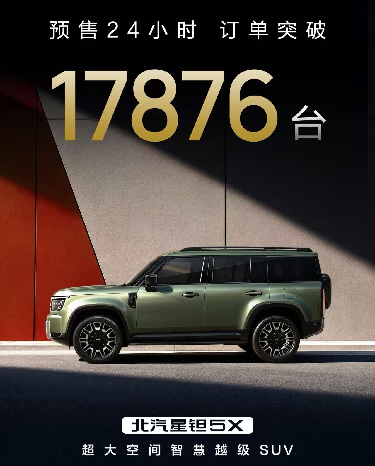 北汽星坦5X预订还不错，是因为喜欢卫士吗？ ​​​