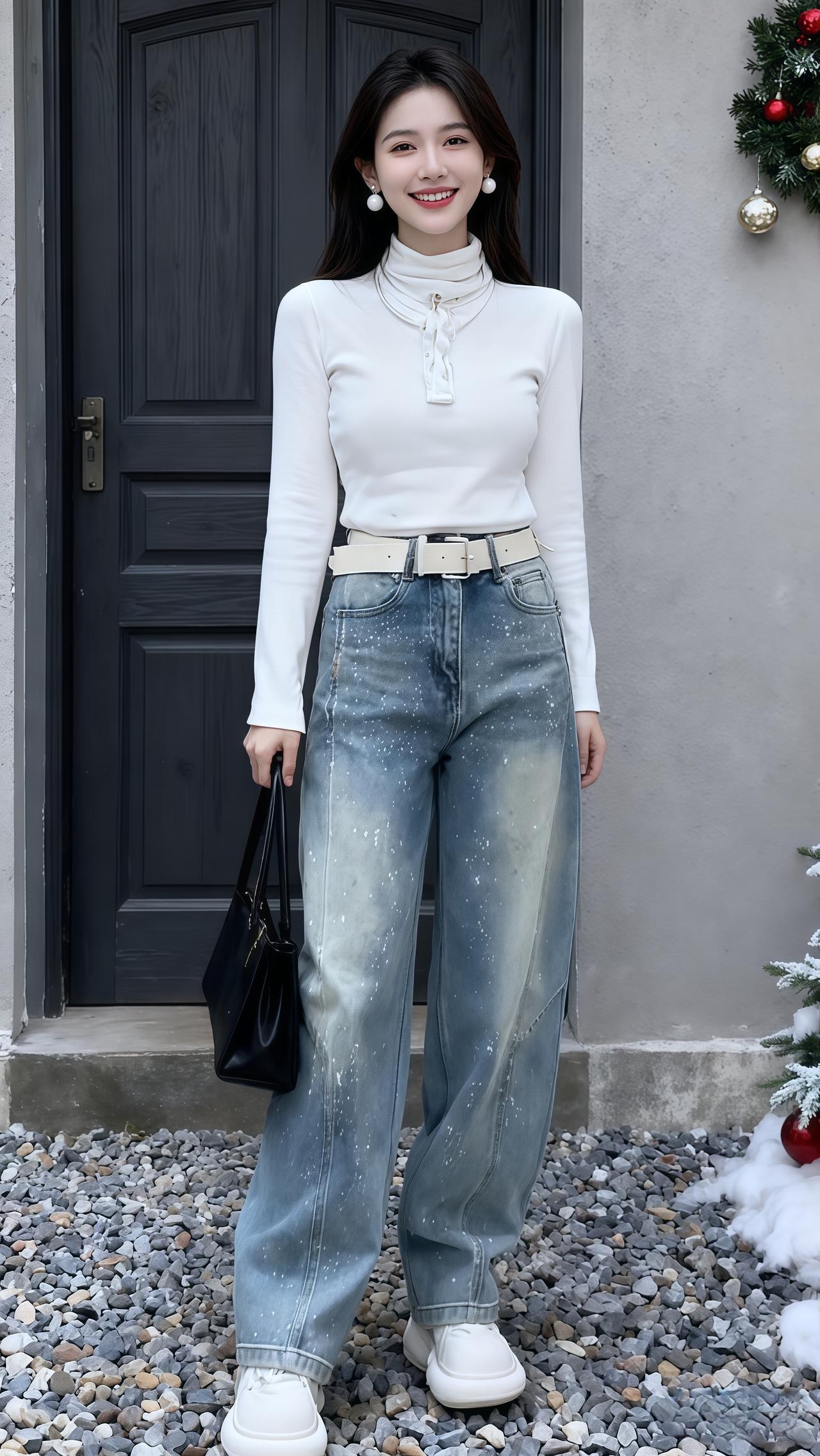 裤子 牛仔裤 穿搭 今天穿什么 随意穿搭