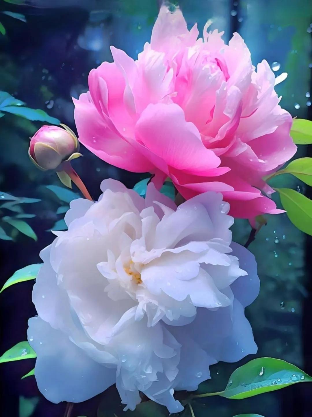 醉花阴•牡丹园
文/无冕诗人

1
牡丹园里春如绣，娇蕊香盈袖。粉白与嫣红，绰约
