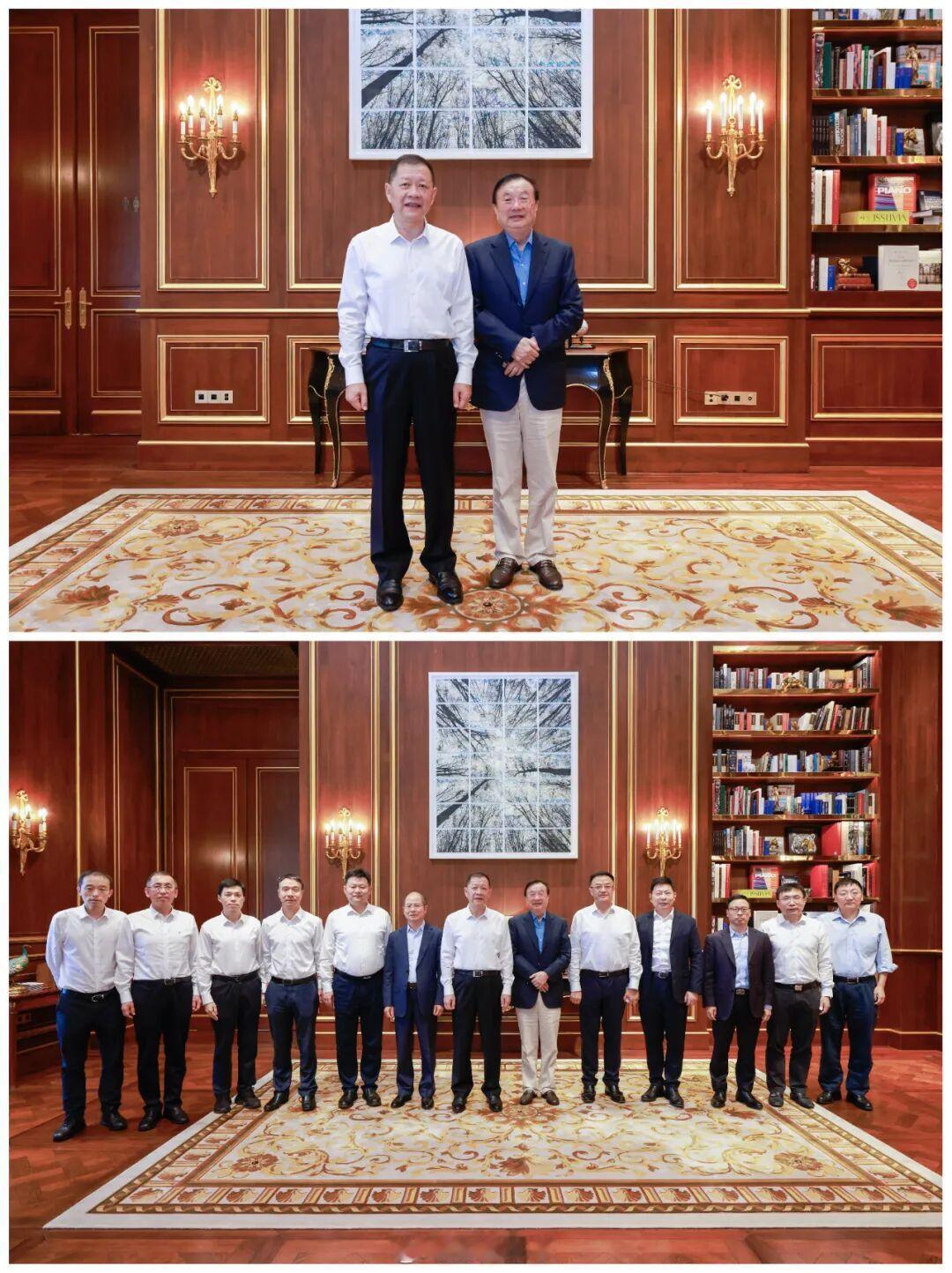 9月22日，东风汽车董事长、党委书记杨青赴深圳，与华为公司创始人任正非及华为公司