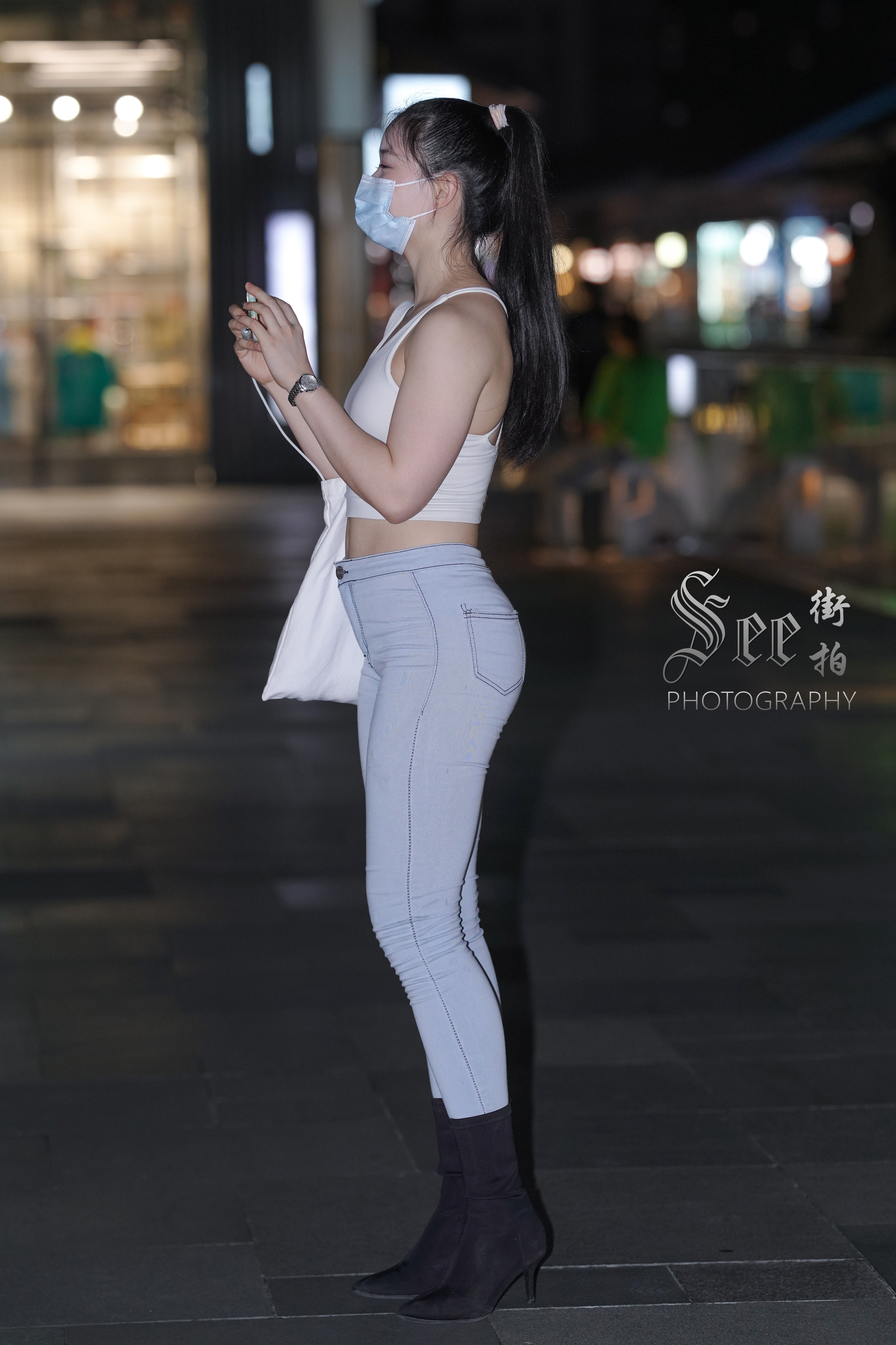 短靴牛仔，飒爽靓丽~~ ​​​