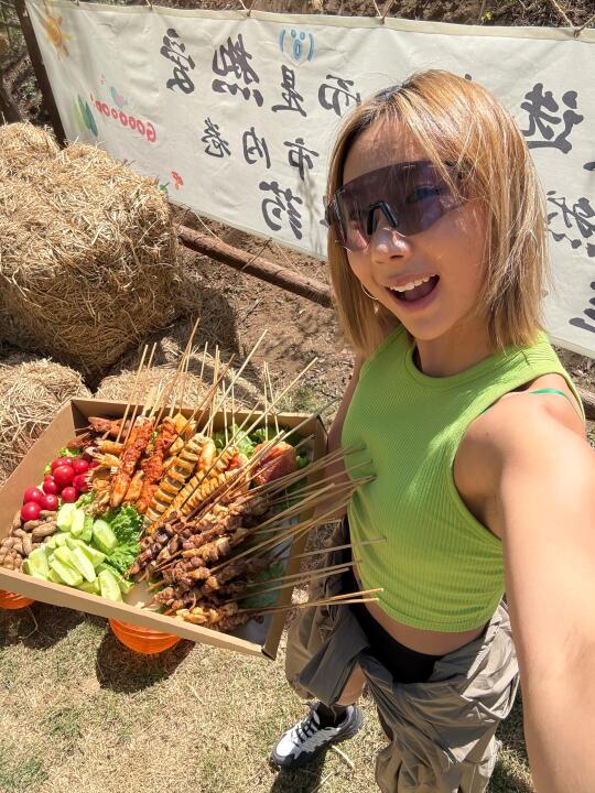 户外露营烧烤吃了吗您🏕️