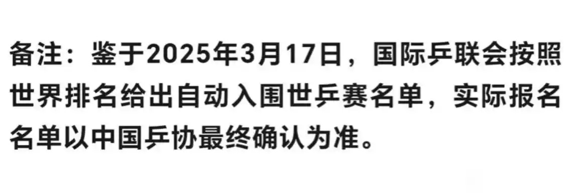 樊振东获得2025世乒赛决赛参赛资格  🏓 王皓马琳谈多哈世乒赛选拔标准  首