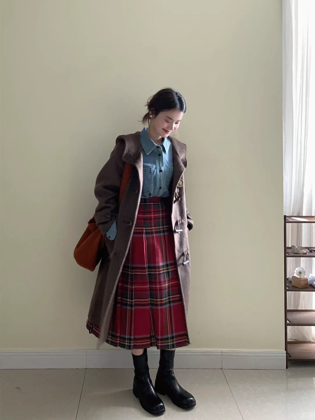 冬天的复古韩系一套！！