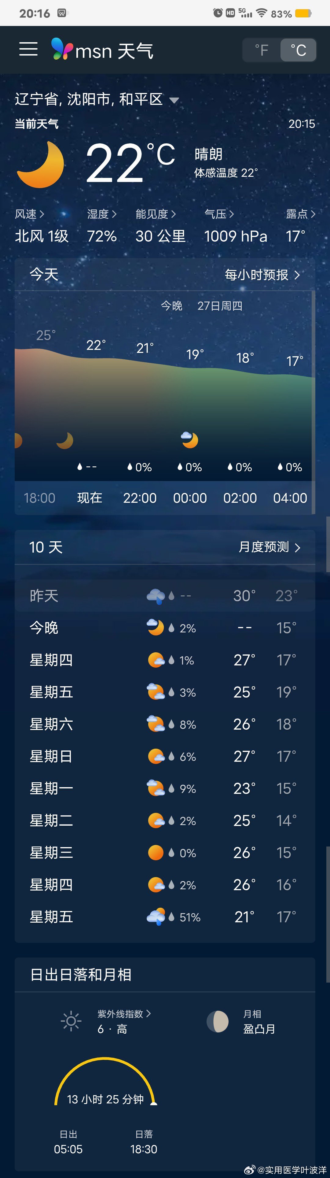 沈阳的凉爽天气终于要来了！  ​​​